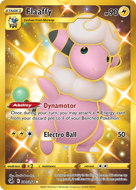 Flaaffy, Pokémon card FST 280 — Fusion Strike set