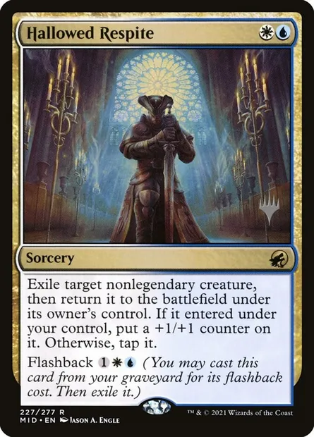 Hallowed Respite, Magic card PMID 227p — Innistrad: Midnight Hunt Promos set