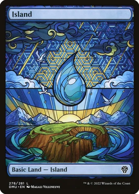 Island, Magic card DMU 278 — Dominaria United set