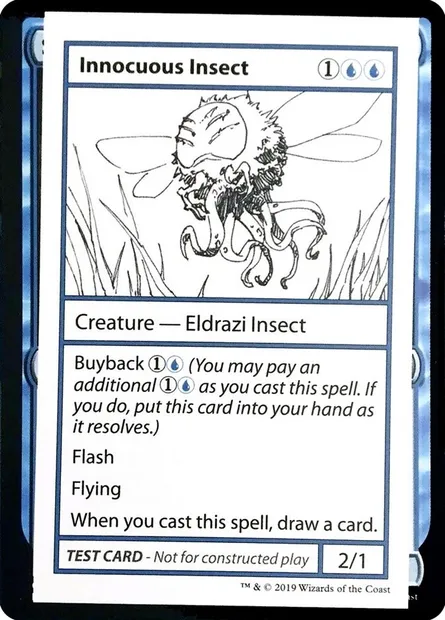 Innocuous Insect, Magic card CMB2 23 — Mystery Booster Playtest Cards 2021 set