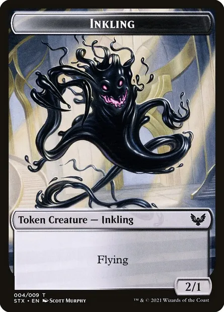 Inkling, Magic card TSTX 4 — Strixhaven: School of Mages Tokens set