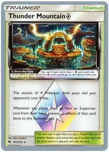 Thunder Mountain ◇ Prism Star, carte Pokémon WCD19 191-5 — extension World Championship Decks 2019