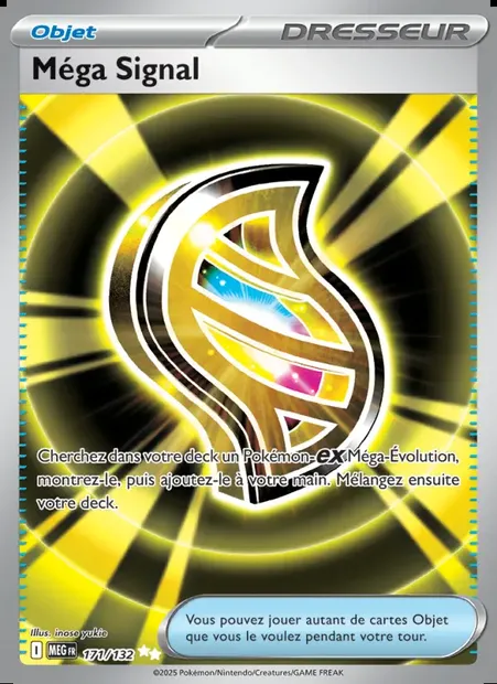 Méga Signal, carte Pokémon MEG 171 — extension Méga-Évolution