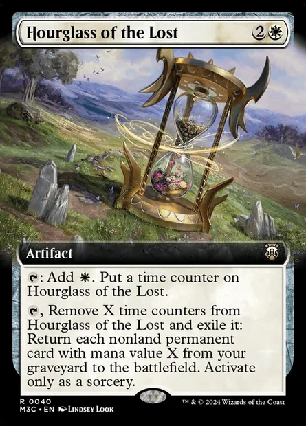 Hourglass of the Lost, Magic card M3C 40 — Modern Horizons 3 Commander set