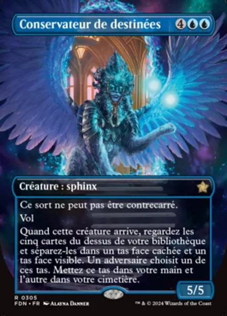 Conservateur de destinées, carte Magic FDN 305 — extension Foundations
