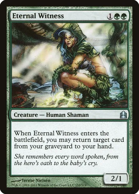 Eternal Witness, Magic card CMD 152 — Commander 2011 set