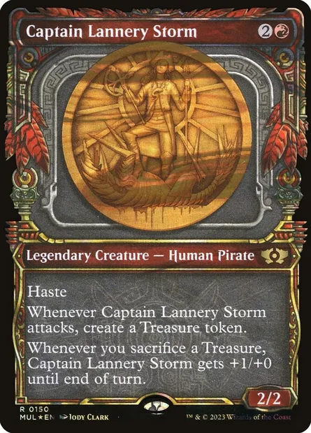 Captain Lannery Storm, Magic card MUL 150 — Multiverse Legends set