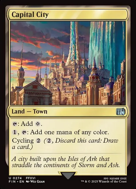 Capital City, Magic card FIN 274 — Final Fantasy set