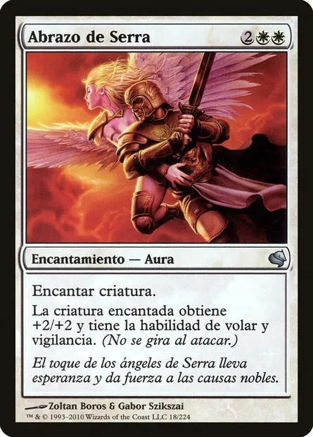 Serra's Embrace, Magic card PS11 18 — Salvat 2011 set
