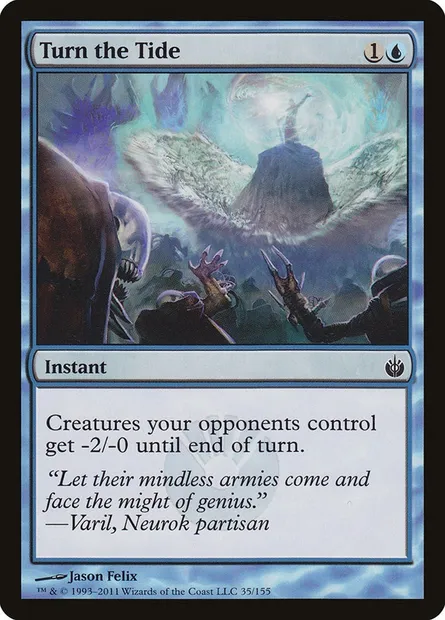 Turn the Tide, Magic card MBS 35 — Mirrodin Besieged set