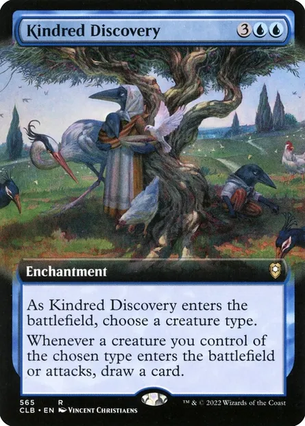 Kindred Discovery, Magic card CLB 565 — Commander Legends: Battle for Baldur's Gate set