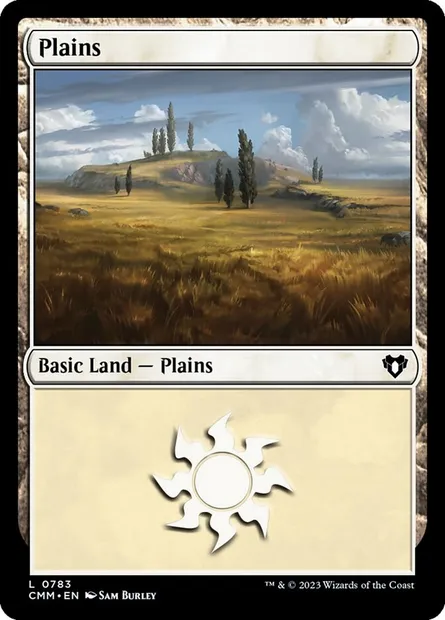 Plains, Magic card CMM 783 — Commander Masters set
