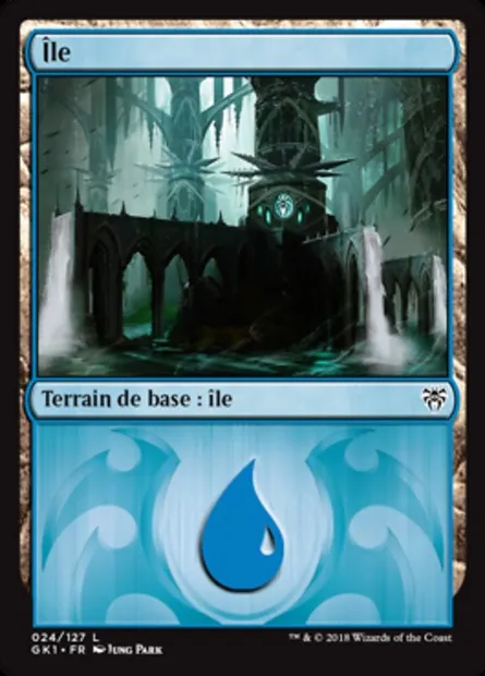 Île, carte Magic GK1 24 — extension GRN Guild Kit