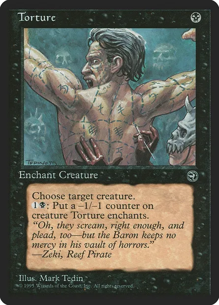 Torture, Magic card HML 59b — Homelands set