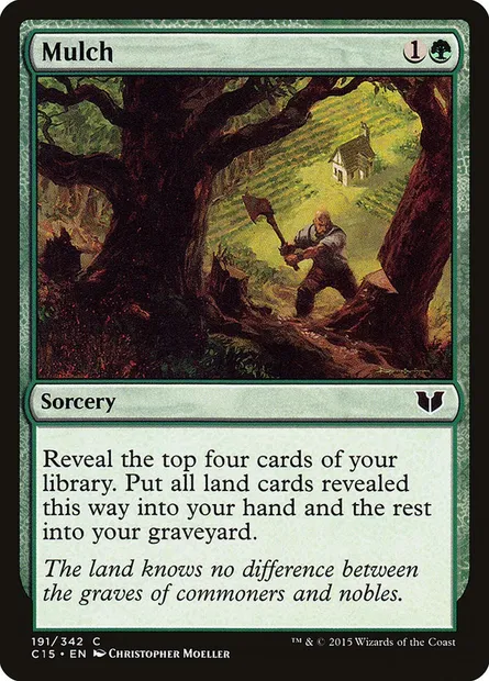 Mulch, Magic card C15 191 — Commander 2015 set