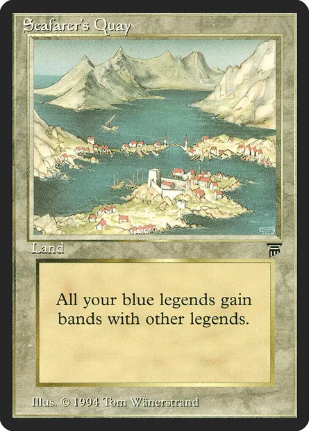 Seafarer's Quay, Magic card LEG 306 — Legends set
