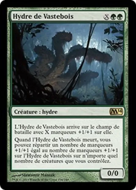 Hydre de Vastebois, carte Magic M14 198 — extension Magic 2014