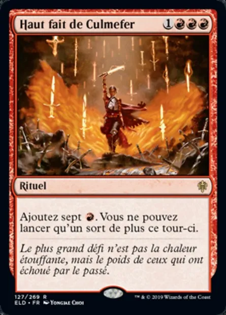 Haut fait de Culmefer, carte Magic ELD 127 — extension Throne of Eldraine