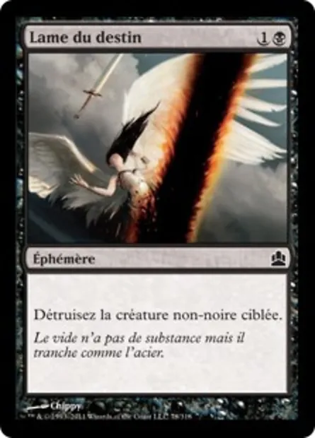 Lame du destin, carte Magic CMD 78 — extension Commander 2011