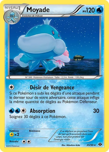 Moyade, carte Pokémon NXD 35 — extension Destinées Futures