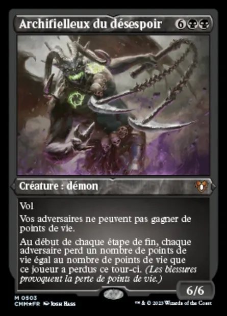 Archifielleux du désespoir, carte Magic CMM 503 — extension Commander Masters