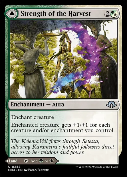 Strength of the Harvest // Haven of the Harvest, Magic card MH3 258 — Modern Horizons 3 set