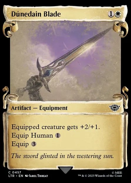 Dúnedain Blade, Magic card LTR 457 — The Lord of the Rings: Tales of Middle-earth set