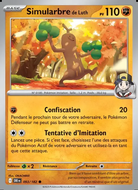 Simularbre de Luth, carte Pokémon DRI 093 — extension Rivalités Destinées