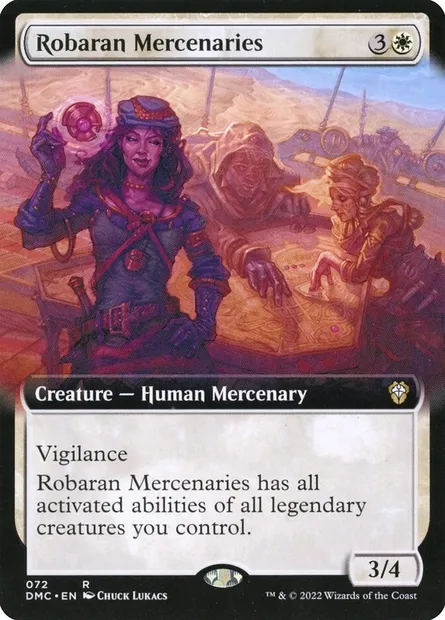 Robaran Mercenaries, Magic card DMC 72 — Dominaria United Commander set