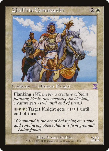 Zhalfirin Commander, Magic card TSB 18 — Time Spiral Timeshifted set
