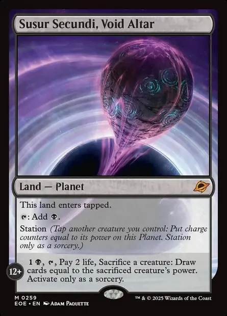 Susur Secundi, Void Altar, Magic card EOE 259 — Edge of Eternities set