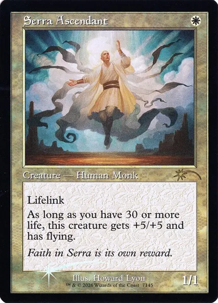 Serra Ascendant, Magic card SLD 7145 — Secret Lair Drop set