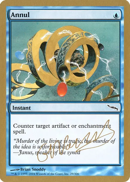 Annul, Magic card WC04 gn29 — World Championship Decks 2004 set