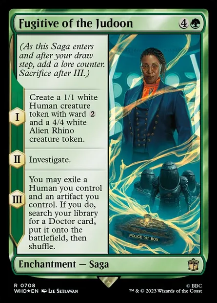 Le contrat des Judoons, carte Magic WHO 708 — extension Doctor Who