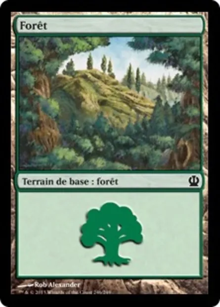 Forêt, carte Magic THS 246 — extension Theros