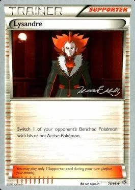 Lysandre, carte Pokémon WCD16 078 — extension World Championship Decks 2016