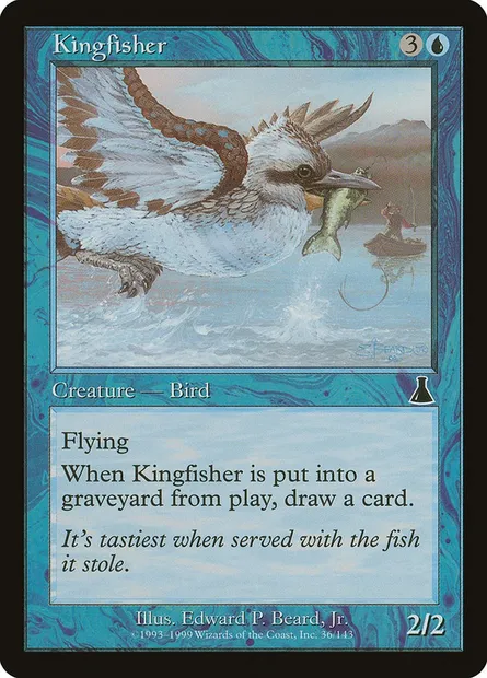 Kingfisher, Magic card UDS 36 — Urza's Destiny set