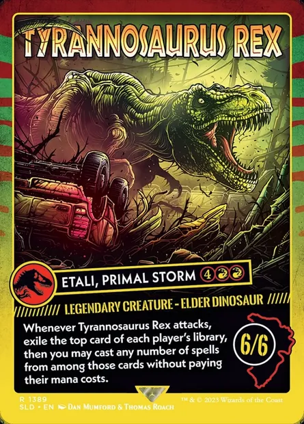 Etali, Tempête primordiale, carte Magic SLD 1389 — extension Secret Lair Drop