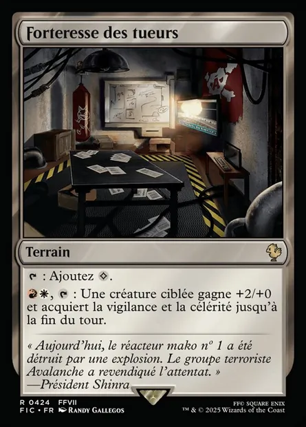 Forteresse des tueurs, carte Magic FIC 424 — extension Final Fantasy Commander