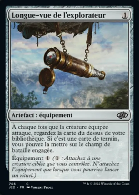 Longue-vue de l'explorateur, carte Magic J22 766 — extension Jumpstart 2022