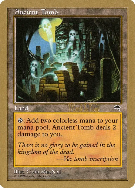 Ancient Tomb, Magic card WC99 mlp315 — World Championship Decks 1999 set
