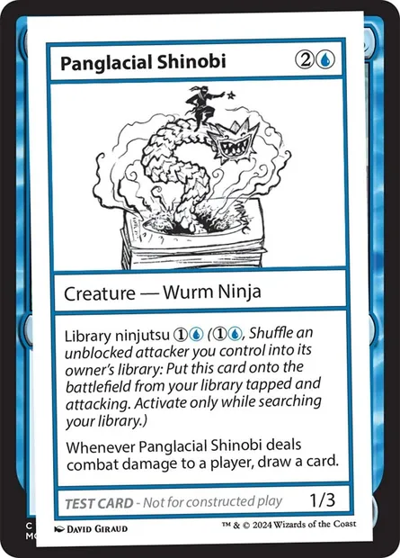 Panglacial Shinobi, carte Magic MB2 534 — extension Mystery Booster 2