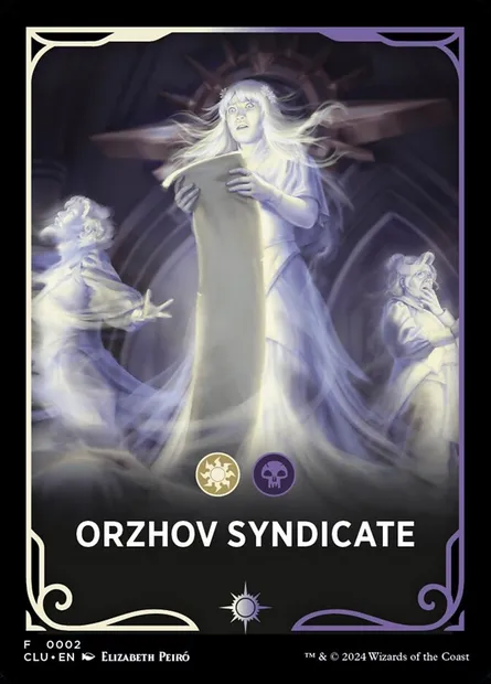 Orzhov Syndicate, Magic card FCLU 2 — Ravnica: Clue Edition Front Cards set