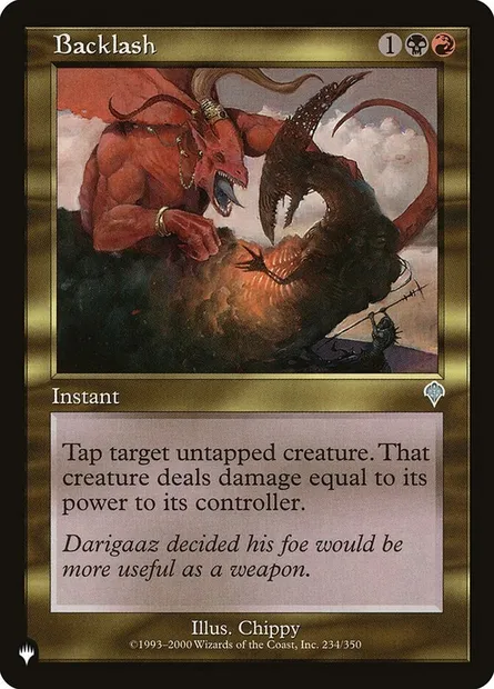 Contrecoup, carte Magic PLST INV-234 — extension The List