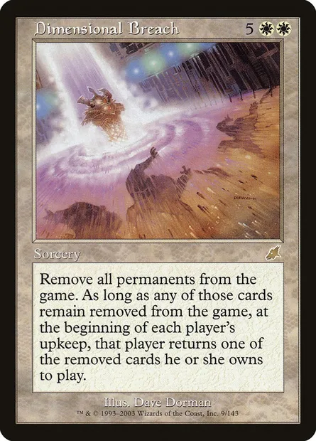 Dimensional Breach, Magic card SCG 9 — Scourge set