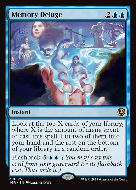 Memory Deluge, Magic card INR 75 — Innistrad Remastered set
