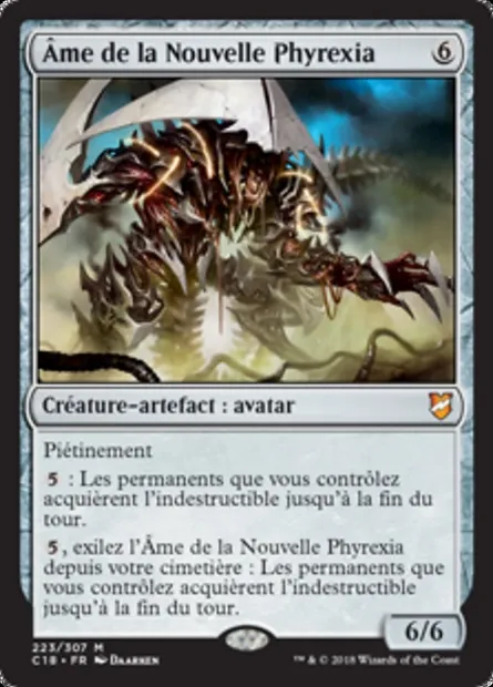 Âme de la Nouvelle Phyrexia, carte Magic C18 223 — extension Commander 2018