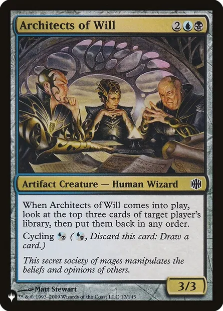 Architects of Will, Magic card PLST ARB-17 — The List set