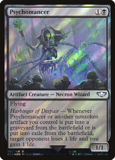Psychomancer, Magic card 40K 51★ — Warhammer 40,000 Commander set