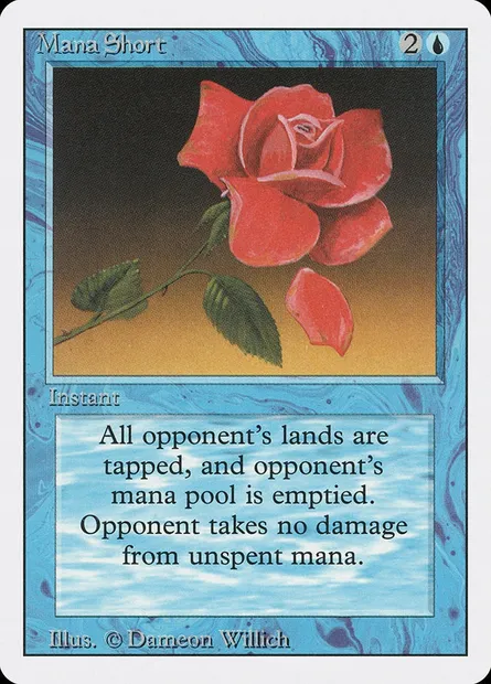 Mana Short, Magic card 3ED 67 — Revised Edition set
